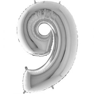 Balão Alumínio Prata Nº6