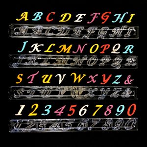 Cortador Alfabeto e Números