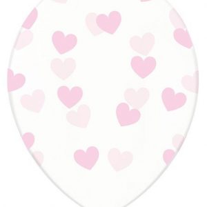 Balões Corações Rosa