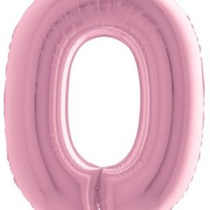 Balão Alumínio Rosa Pastel Nº0