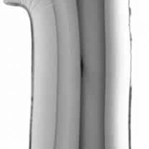 Balão Alumínio Prata Nº1