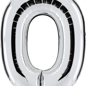 Balão Alumínio Prata Nº0