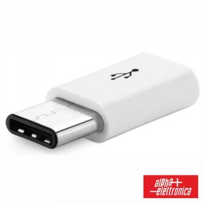 Adaptador USB-C Macho / Micro USB-B Fêmea