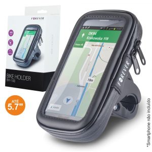 Suporte Universal Smartphone Até 5.7" p/ Motos e Bicicletas