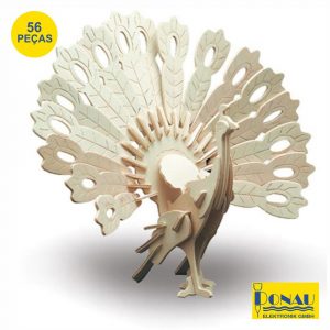 Pavão Painéis de Contraplacado c/ 59 Peças Donau