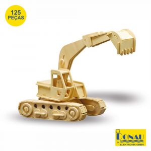 Escavadora Painéis de Contraplacado c/ 125 Peças Donau