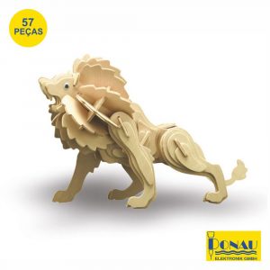 Leão Painéis de Contraplacado c/ 57 Peças Donau