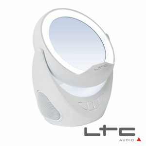 Coluna Bluetooth c/ Suporte p/ Telemóvel e Espelho LED LTC
