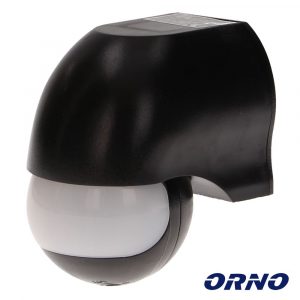 Detector de Movimentos PIR Preto ORNO