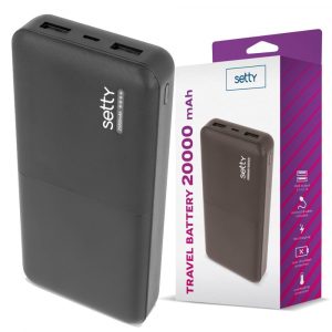 Powerbank 20000Ma c/ Ficha Micro Usb