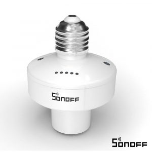 Suporte Para Lâmpada E27 Branco s/ Fios SONOFF