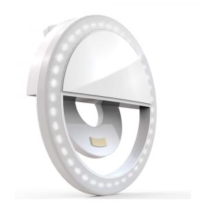 Anel de Luz p/ Telemóvel Universal Branco