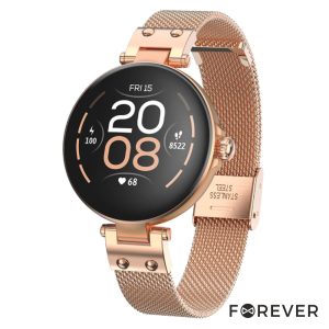 SmartWatch P/ Android iOS ForeVive Petite Rose Gold FOREVER