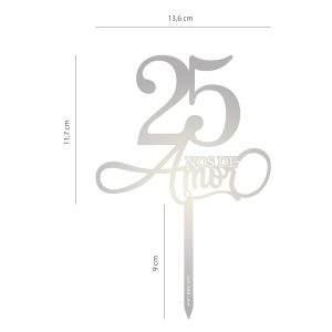 Topper 25 Anos de Amor