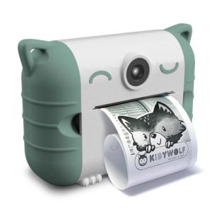 Maquina Fotografica c/Impressao Verde