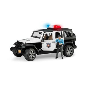 Jeep Wrangler Unlimited Rubicon Veículo de Polícia c/ figura